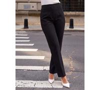 Roman Petite Jersey Straight Leg Trousers Black/Black