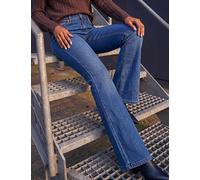 Roman Petite Mid Rise Bootcut Jeans Indigo