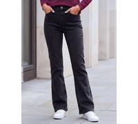 Roman Petite Mid Rise Stretch Bootcut Jeans Black Mix