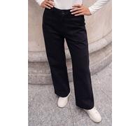 Roman Women's Petite Pocket Stretch Jean in Black | Size: 12 Roman Black 12