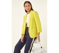 Roman Women's Petite Revere Collar Blazer in Lime | Size: 12 Roman Lime 12