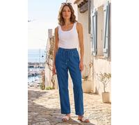 Roman Women's Petite Seam Detail Stretch Jean in Indigo | Size: 10 Roman Indigo 10