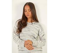 Roman Women's Petite Space Dye Knitted Jumper in Grey | Size: 14 Roman Grey 14