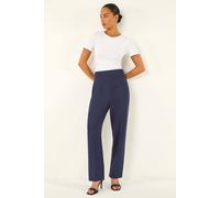 Roman Petite Straight Leg Ponte Stretch Trouser In Navy Navy 18