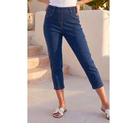 Petite Stretch Crop Denim Jegging Roman Indigo 18