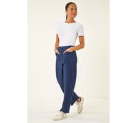 Roman Petite Stripe Bengaline Stretch Trouser In Blue Blue 8