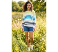 Roman Women's Petite Stripe Knit Jumper | Size: 14 Roman Multicolor 14