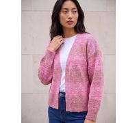 Roman Petite Striped Edge To Edge Cardigan Pink Mix