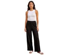 Roman Petite Textured Stretch Trouser In Black Black 8