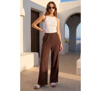 Roman Women's Petite Textured Trouser in Chocolate | Size: 16 Roman Chocolate 16