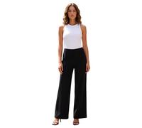 Roman Petite Wide Leg Stretch Trouser for Women UK - Ladies Everyday Autumn Winter Comfy Soft Evening Vacation Work Party Night Out