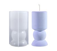 Roman Pillar Candles Mould, Roman Column Mould, 3D Tapered Silicone Candle Moulds Cylinder, Geometric Soap Soap Making Supplies, Resin Casting Epoxy Mould for Coin