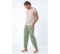 Roman Plain Stretch Cotton Jersey T-Shirt In Natural Natural 16