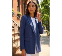 Roman Premium Stretch Ponte Blazer In Navy