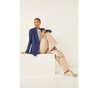 Roman Women's Premium Stretch Ponte Blazer in Navy | Size: 10 Roman Navy 10
