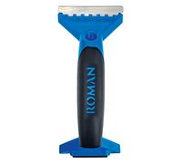 ROMAN Products 202233 Roman Removal Scraper with Roller, 3.25-inch Steel Blade, Strips Wallpaper, Blue