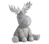 Roman Pudgy Pals Smiling Moose Garden Statue 9.5 Inch