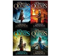 Roman quests series caroline lawrence 4 books collection set