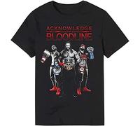 Roman Reigns Acknowledge The Bloodline The Bloodline Men T-Shirt Graphic Mens Cotton Casual Black Tee Shirt 3XL