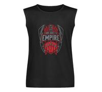 Roman Reigns from Ashes to Empire Mens Unisex Sleeveless T-Shirt Graphic Print Vests Top Black Tank Tee XL