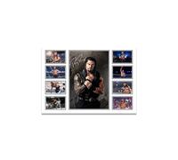 Roman Reigns Signed Poster Print - Limited Edition Autograph Fan Gift - Collectible Memorabilia Wall Art Merchandise - Tribal Chief WWE Reprint (A4 Unframed)