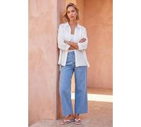 Roman Relaxed Smart Stretch Shirt In Ivory Ivory