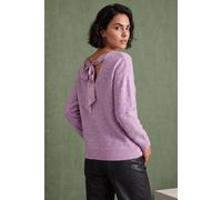 Roman Women's Ribbon Bow Tie Back Jumper in Lilac | Size: 14