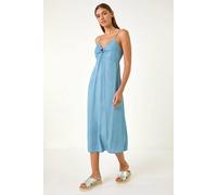 Ring Centre Midi Dress Roman Light Blue 20