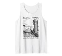 Roman Roads Paving The Way Funny History Tank Top
