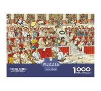 Roman Senate Debating Chamber Wooden Jigsaw Puzzle Waterproof 1000 Piece Puzzles for Adults Gifts Challenging And Brainteasing Home Decoration