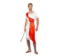Roman Senator Costume Julius Caesar Toga Mens Fancy Dress Outfit M L