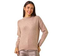 Roman Sequin Detail High Neck Jumper In Pink Pink 20