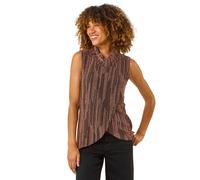 Roman Shimmer Line Cowl Neck Tunic Top In Bronze Bronze 20