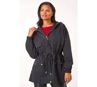 Roman Women's Shower Resistant Rain Jacket in Black | Size: 20 Roman Black 20