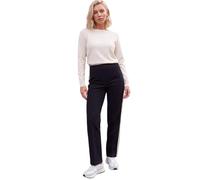 Roman Women's Petite Side Stripe Ponte Trouser in Black | Size: 12 Roman Black 12