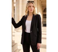 Roman Women's Single Breasted Blazer in Black | Size: 10 Roman Black 10