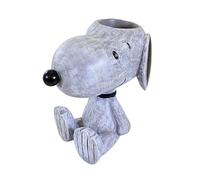Roman Snoopy Planter, 8-inch Height, Resin, Stone Mix, Home, Garden, Outdoor