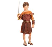 Roman Soldier Costume Boy Gladiator Warrior Book Day Child Fancy Dress Kids