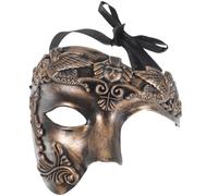 Roman Soldier Halloween Mask for Men, Plastic Cosplay Party Masquerade