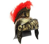 Roman Soldier Helmet, Adult Spartan Helmet Novelties Medieval Knight Gladiator Spartan Costume Gold Roman