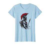 Roman Soldier T-Shirt, Women, Baby Blue, X-Small
