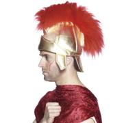 Gold Roman Soldier's Helmet - Fancy Dress Soldiers Smiffys Mens Gladiator Hat - roman helmet fancy dress soldiers smiffys mens gladiator hat gold