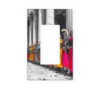 Roman Soldiers Light Switch Cover Plates/Outlet Covers, Colorful Ancient Warriors for Wall Decor, Thermoplastic Wall Plates, Standard Size Single Rocker