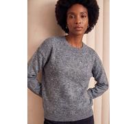 Roman Women's Sparkle Snowflake Jumper in Dark Grey | Size: 10
