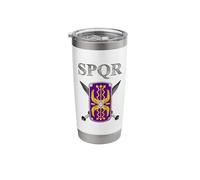 Roman SPQR Shield and Gladius Stainless Steel Insulated Tumbler