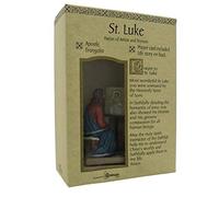 Roman St. Luke Figurine - Plaque, Unframed, Indoor, Tabletop, Home Office Decor