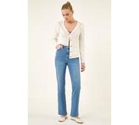 Roman Straight Leg Stretch Jean In Mid Blue Mid Blue