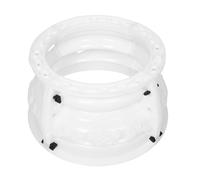 Roman Style Round Column Head Mould for Masonry Gates | Plastic Form, Smooth Finish and Easy Demoulding, Beige Decorative Surface for Villa Courtyards and Driveways