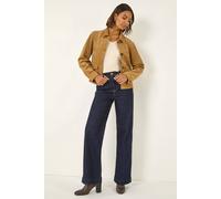 Roman Suedette Button Jacket In Stone Stone 20