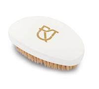 Roman-T Premium 360 Soft Wave Brush - 100% Boar Bristles Wave Brush with Contoured Wood Base